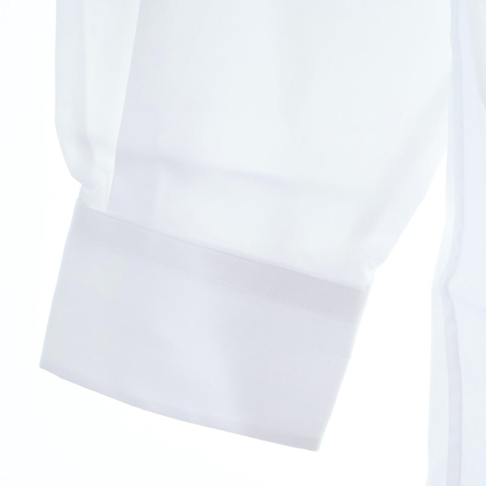 w5466イタリア製*プラダ/PRADA*長袖シャツ/コットンシャツ/レギュラーシャツ/無地/ブルー/青/42-16 1/2 PRADA プラダ | QME 2MV836 レディース