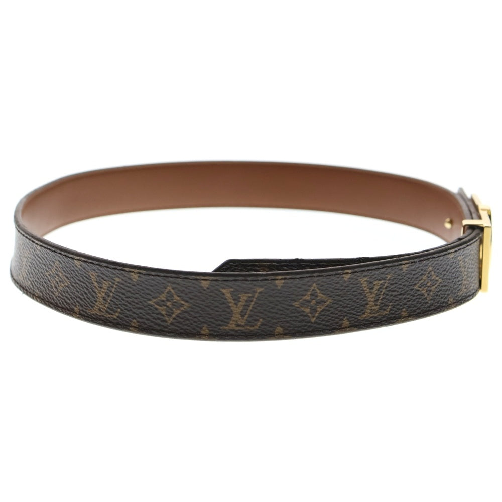 LOUIS VUITTON(ルイヴィトン) モノグラム サンチュール ドーフィーヌ ベルト ブラウン PVCレザー M0196V