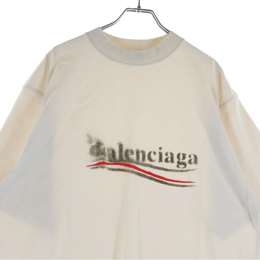 BALENCIAGA(バレンシアガ) ロゴプリントミディアムフィット半袖Tシャツ