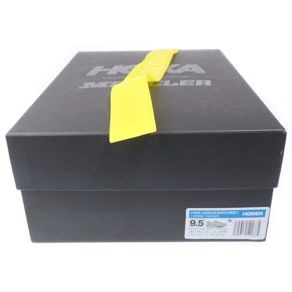 MONCLER(モンクレール) ×HOKA MAFATE SPEED 2 マファテスピード ローカットスニーカー US9.5/27.5cm シルバー