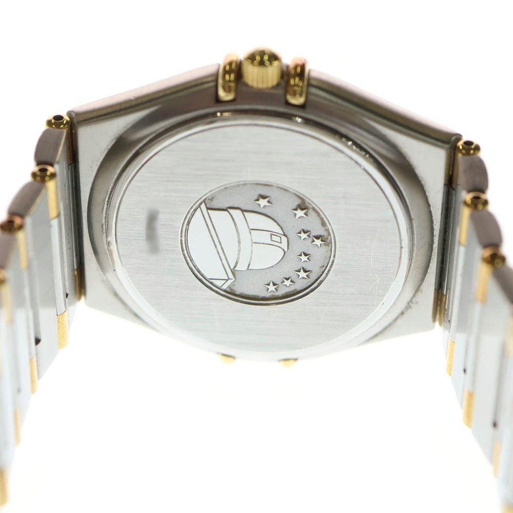 OMEGA(オメガ) コンステレーション ホワイト文字盤 クォーツ ステンレスウォッチ 腕時計 シルバー/イエローゴールド SS×YG/QZ 1312.30