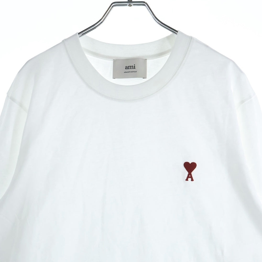 ami paris(アミパリス) ワンポイント刺繍ロングスリーブTシャツ