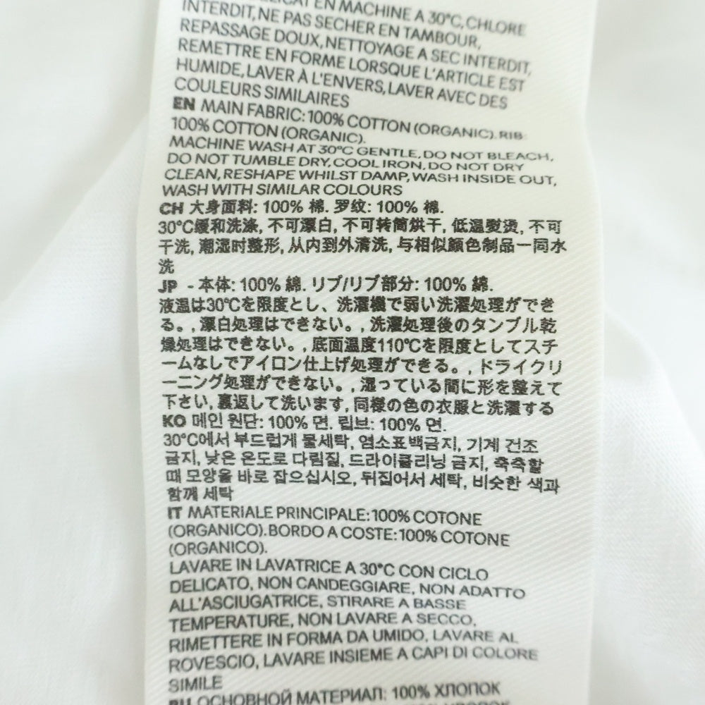 ami paris(アミパリス) ワンポイント刺繍ロングスリーブTシャツ ホワイト BFUTS235 レディース