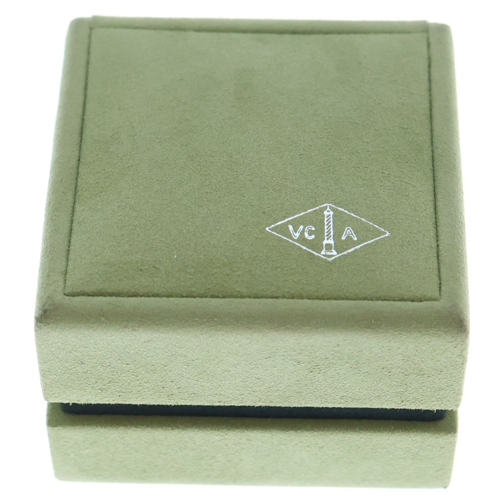 Van Cleef & Arpels(ヴァンクリーフアンドアーペル) ペルレ クローバー ダイヤ ネックレス ペンダント Au750 K18 WG ホワイトゴールド レディース