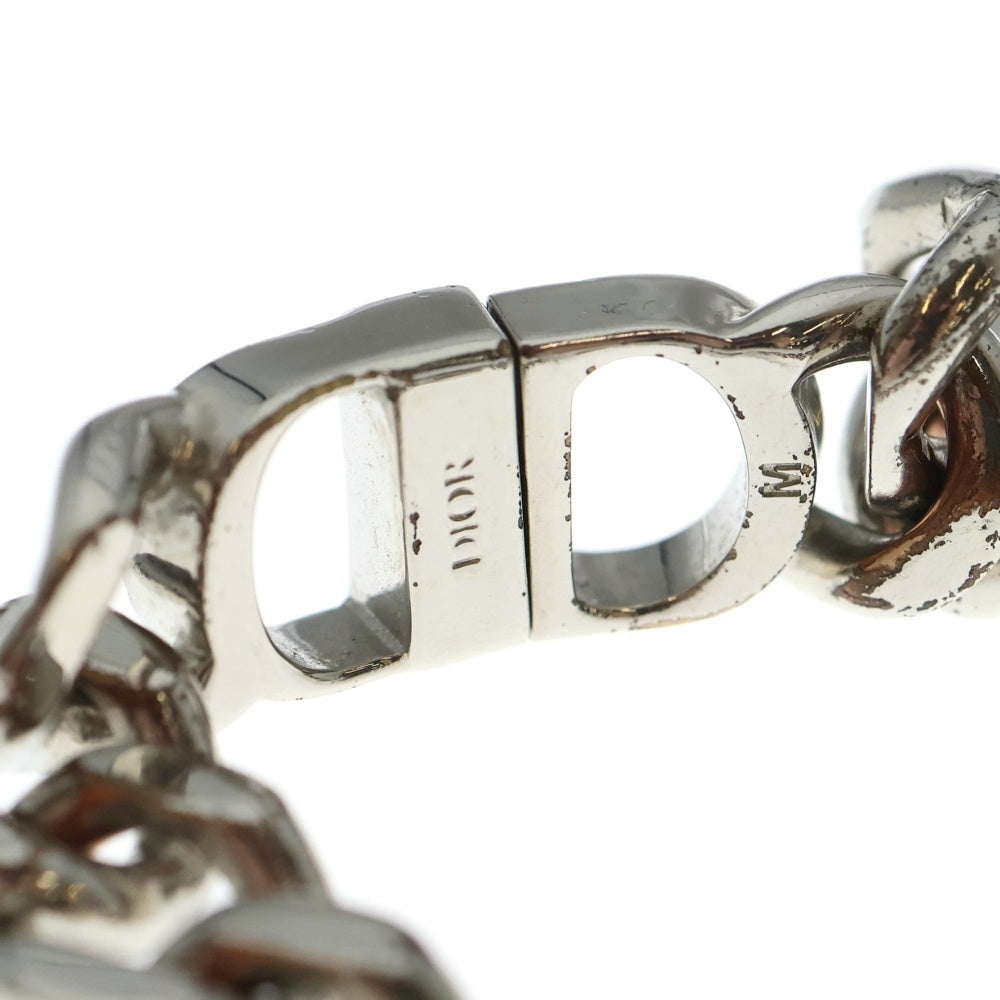 Christian Dior(クリスチャンディオール) CDアイコン ブレスレット チェーン シルバー#M