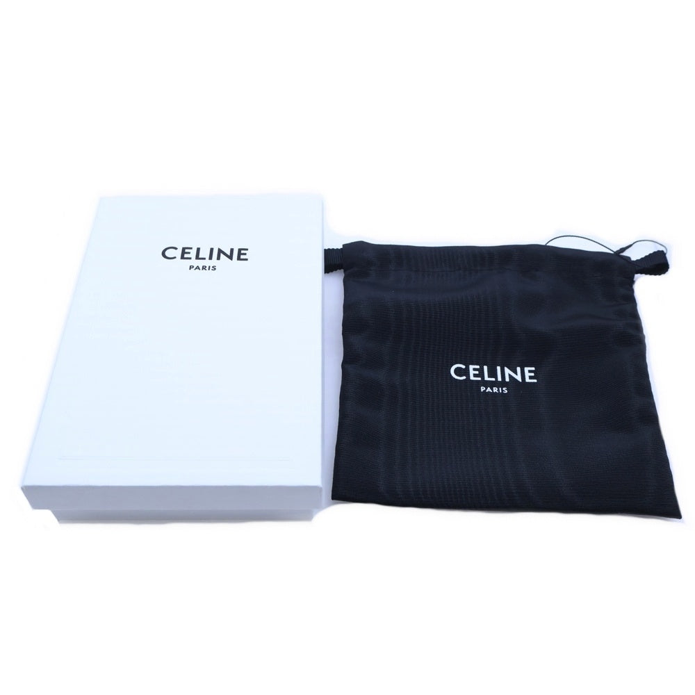 CELINE(セリーヌ) トリオンフ カードホルダー フラグメントケース コインケース ブラウン レザー ゴールド金具 レディース