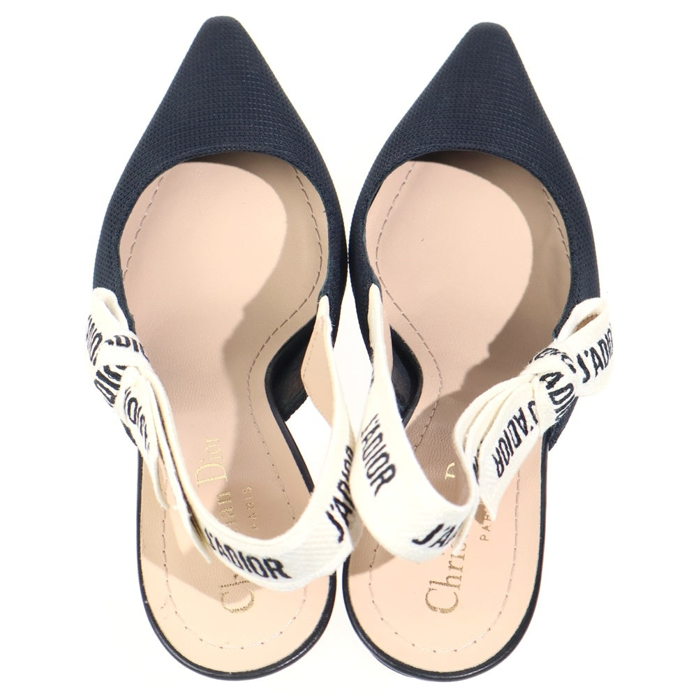 Christian Dior(クリスチャンディオール) J'ADIOR ジャディオール リボン スリングバック ヒールパンプス ブラック レディース KDC200TFLS900