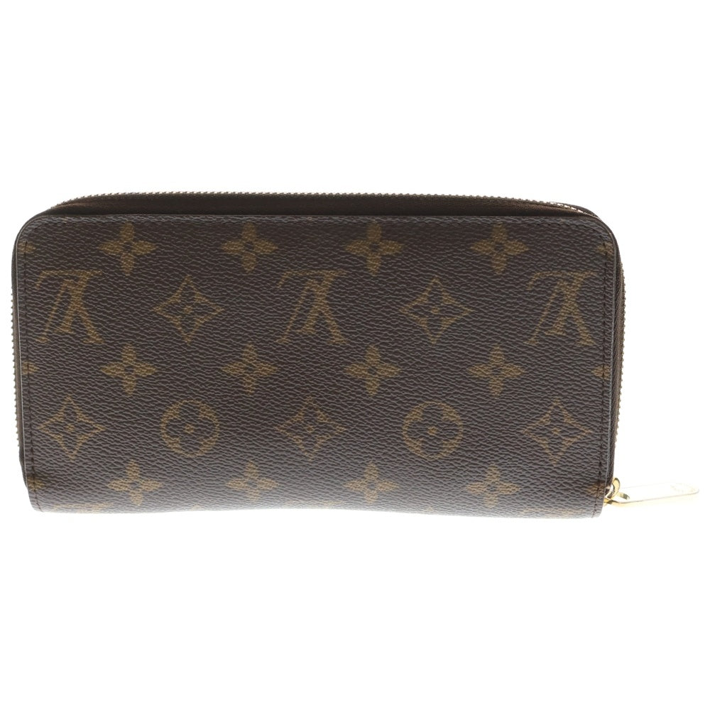 LOUIS VUITTON(ルイヴィトン) モノグラム ジッピーウォレットロングウォレット カードケース 長財布 ブラウン PVCレザー M42616 ゴールド金具
