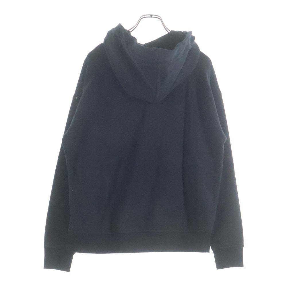 SPORTMAX(スポーツマックス) Sロゴ プルオーバーパーカー ブラック レディース