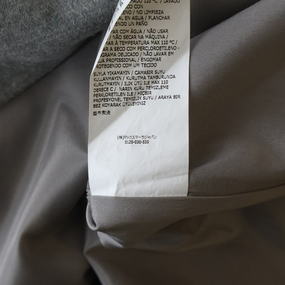 Max Mara(マックスマーラ) コットンウール ハイネックワンピース グレー 162606836700 レディース
