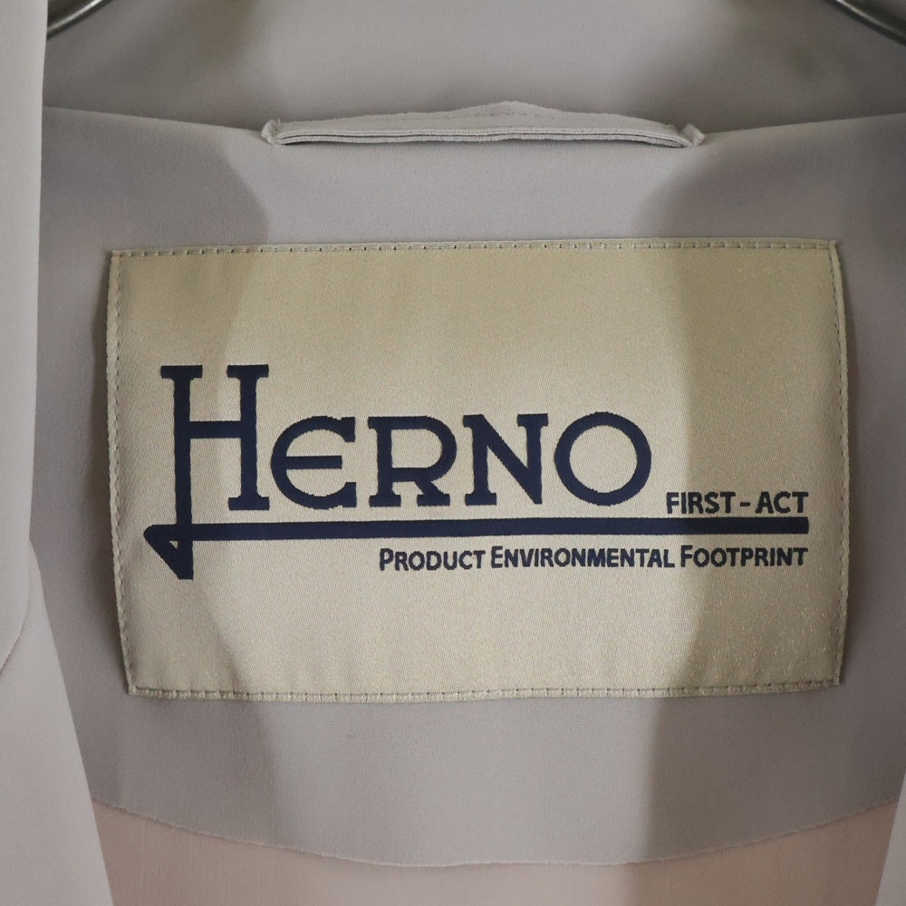 HERNO(ヘルノ) 2b ナイロンジャケット グレー/ベージュ A0340D レディース