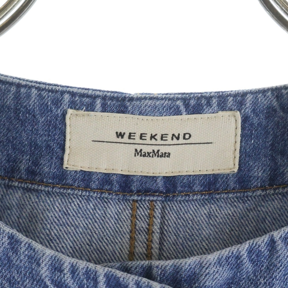 Weekend Max Mara(ウィークエンド マックスマーラ) ウィークエンド ノーカラーデニムジャケット インディゴ 504108276 レディース