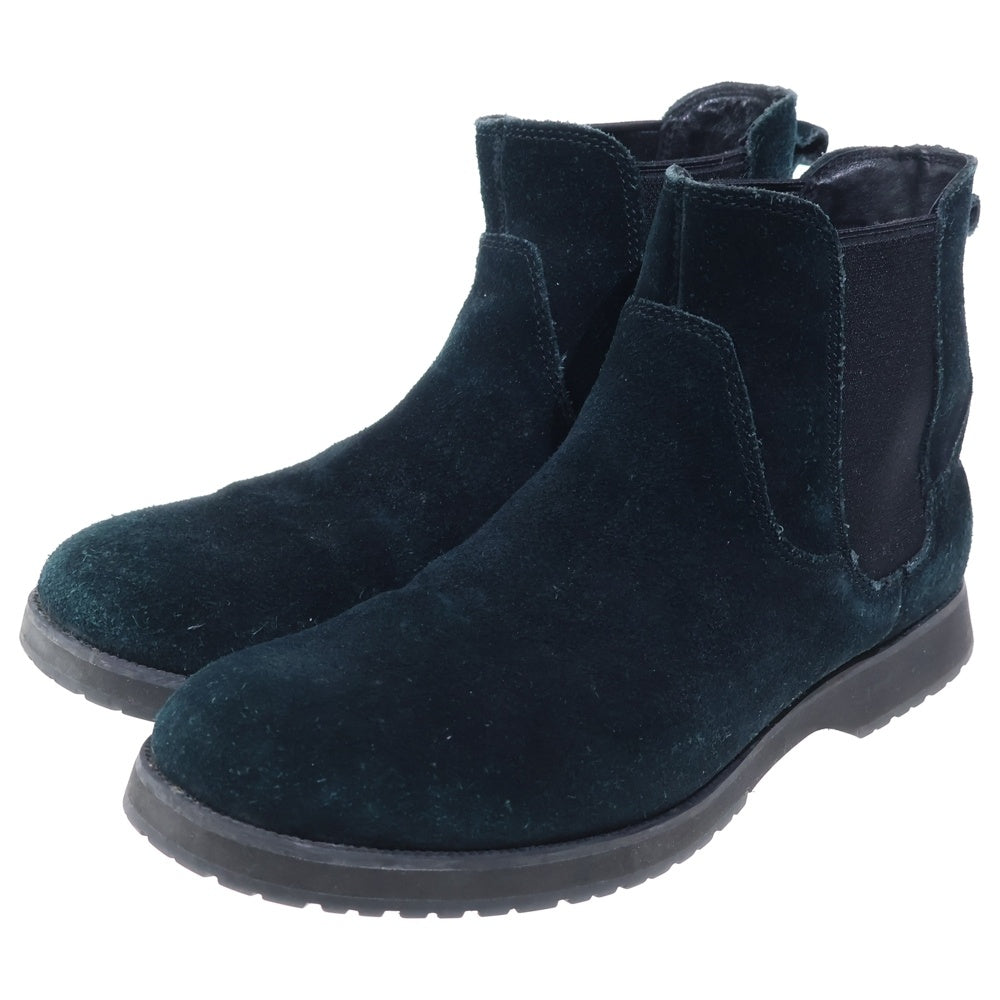 UGG(アグ) スウェードレザー サイドゴア ショートブーツ ネイビー