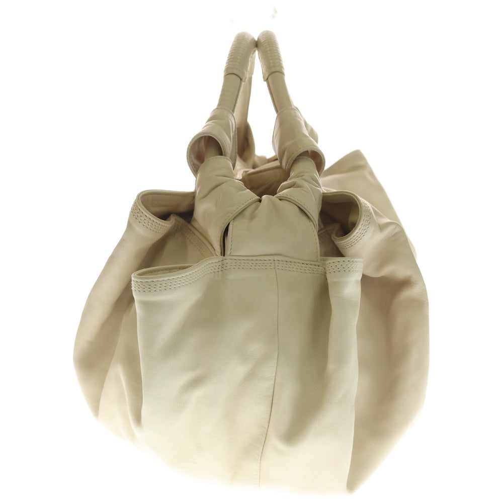 LOEWE(ロエベ) ナッパアイレ ハンドバッグ トートバッグ アイボリー レザー レディース