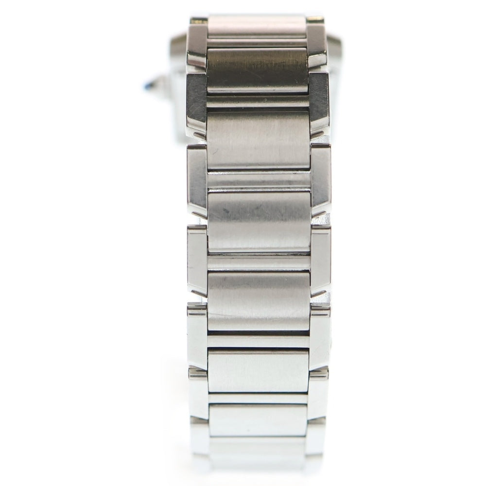 Cartier(カルティエ) タンクフランセーズSM 白文字盤 ステンレス 電池式 SS/QZ W51008Q3 腕時計 レディース