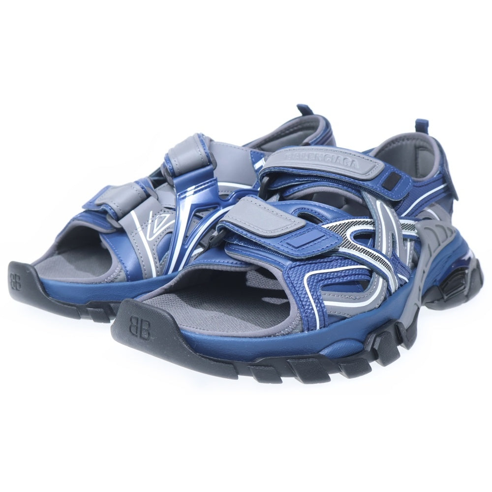 BALENCIAGA(バレンシアガ) TRACK SANDAL トラック サンダル ベルクロ シューズ グレー/ネイビー US10/28.5cm 617542