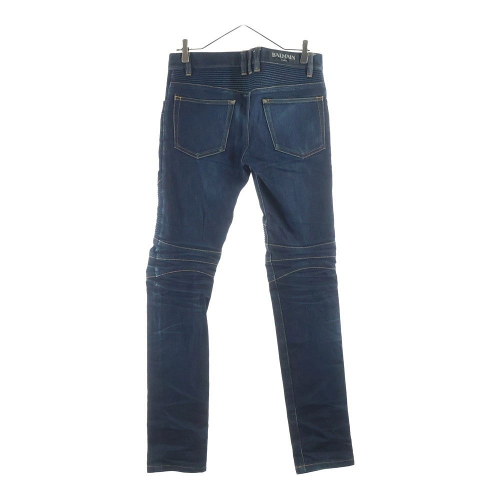 BALMAIN(バルマン) バイカーデニムパンツ インディゴ S5HT551C710