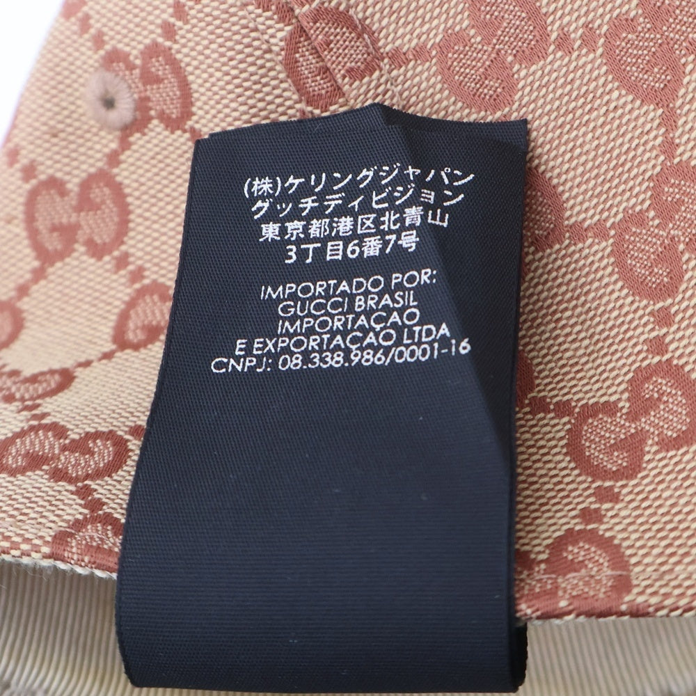 GUCCI(グッチ) 18AW ×MLB GGキャンバス ニューヨークヤンキース ベースボールキャップ ベージュ