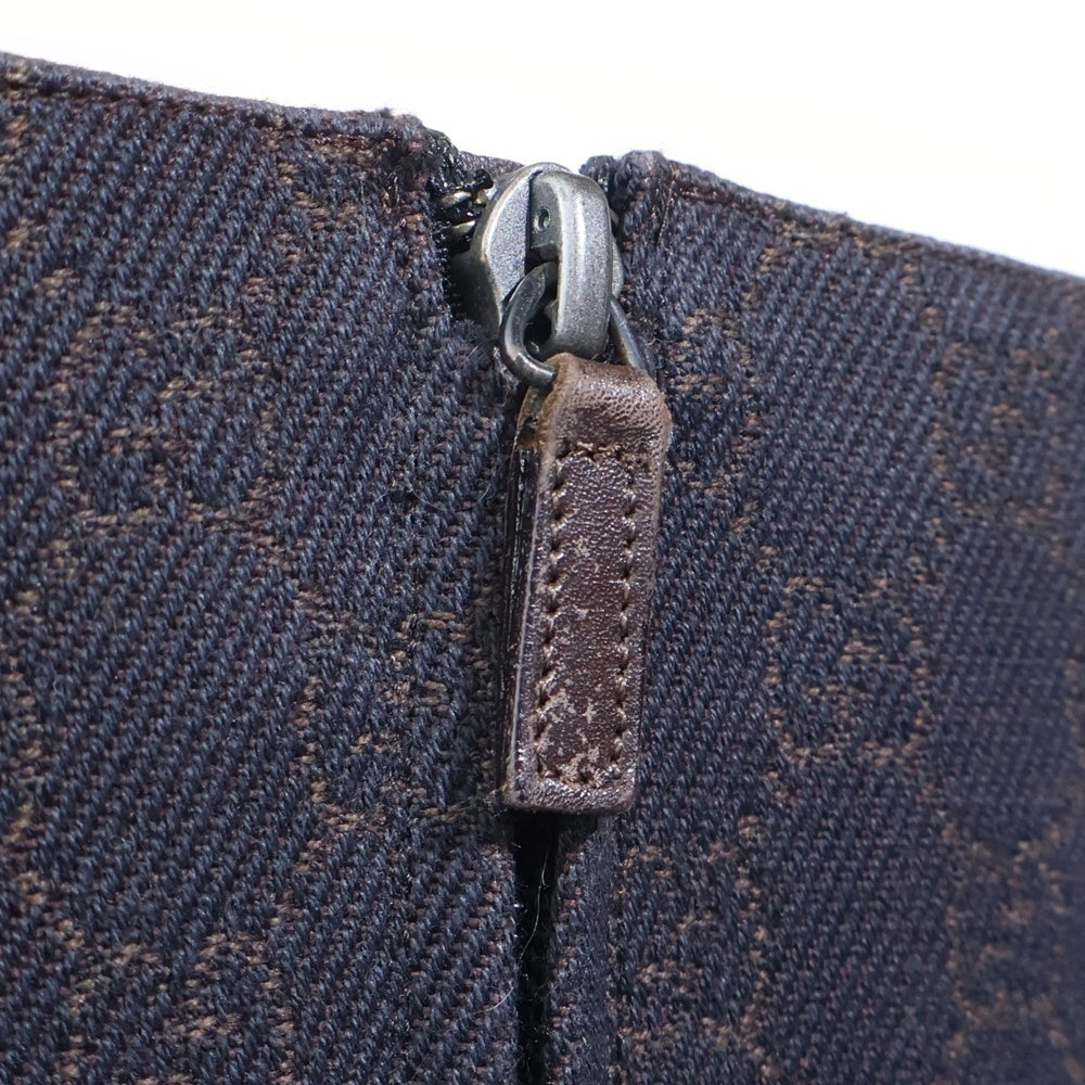 GUCCI(グッチ) GGキャンバス ロングブーツ ブラウン 102716 レディース