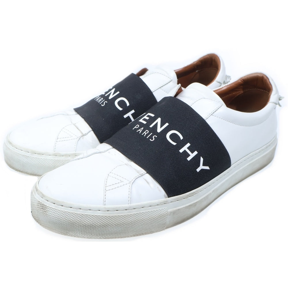GIVENCHY(ジバンシィ) ロゴバンド レザー ローカットシューズ スニーカー ホワイト/ブラック