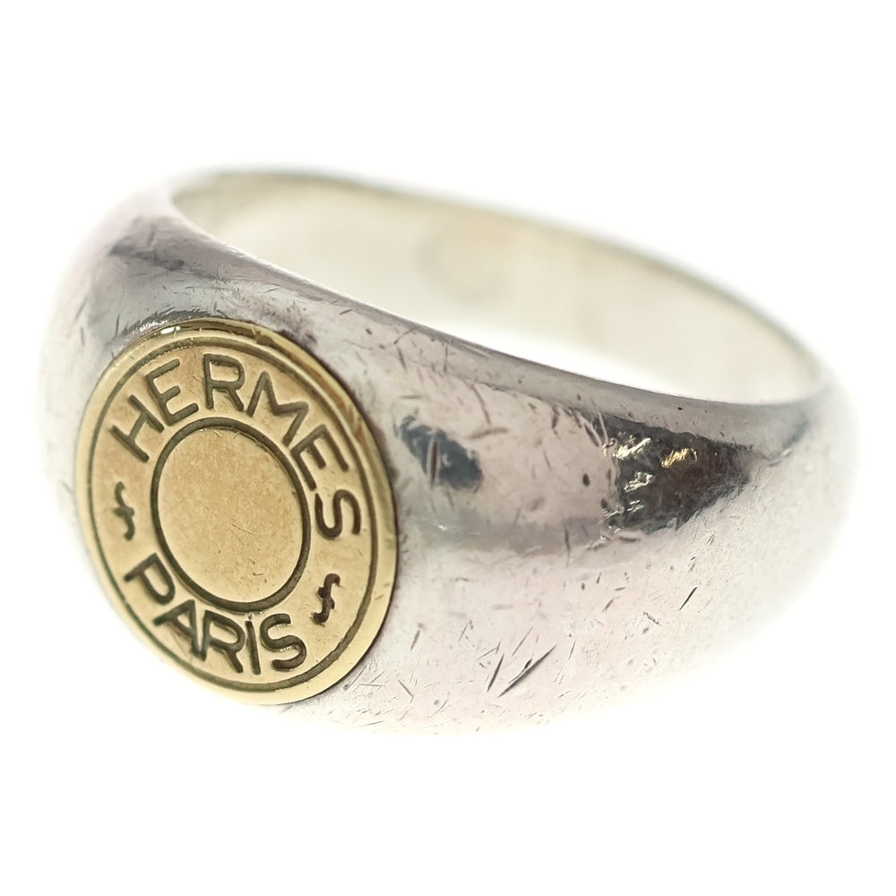 HERMES(エルメス) セリエ コンビリング 指輪 SV925×K18YG シルバー×イエローゴールド レディース
