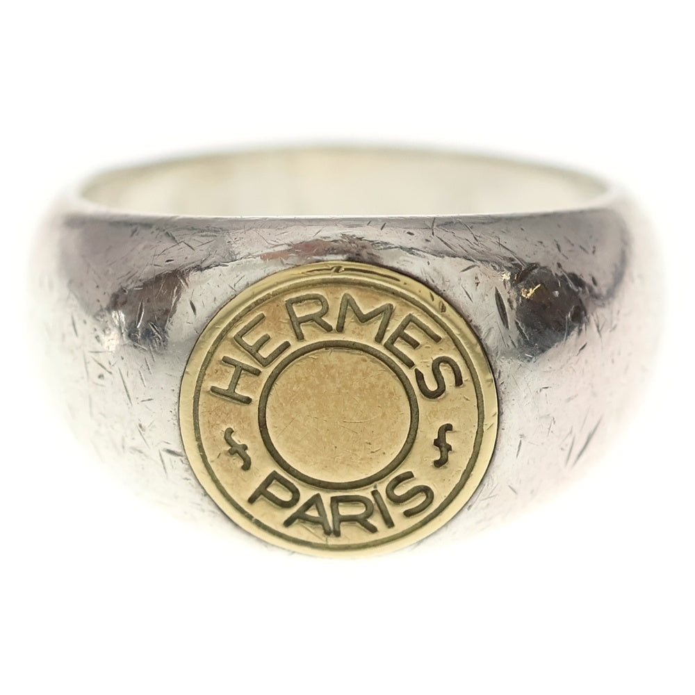 HERMES(エルメス) セリエ コンビリング 指輪 SV925×K18YG シルバー×イエローゴールド レディース