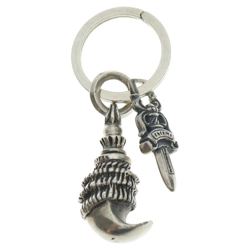 CHROME HEARTS(クロムハーツ) CROW&No5 DGGR クロウ #5 ダガー キーリング シルバー