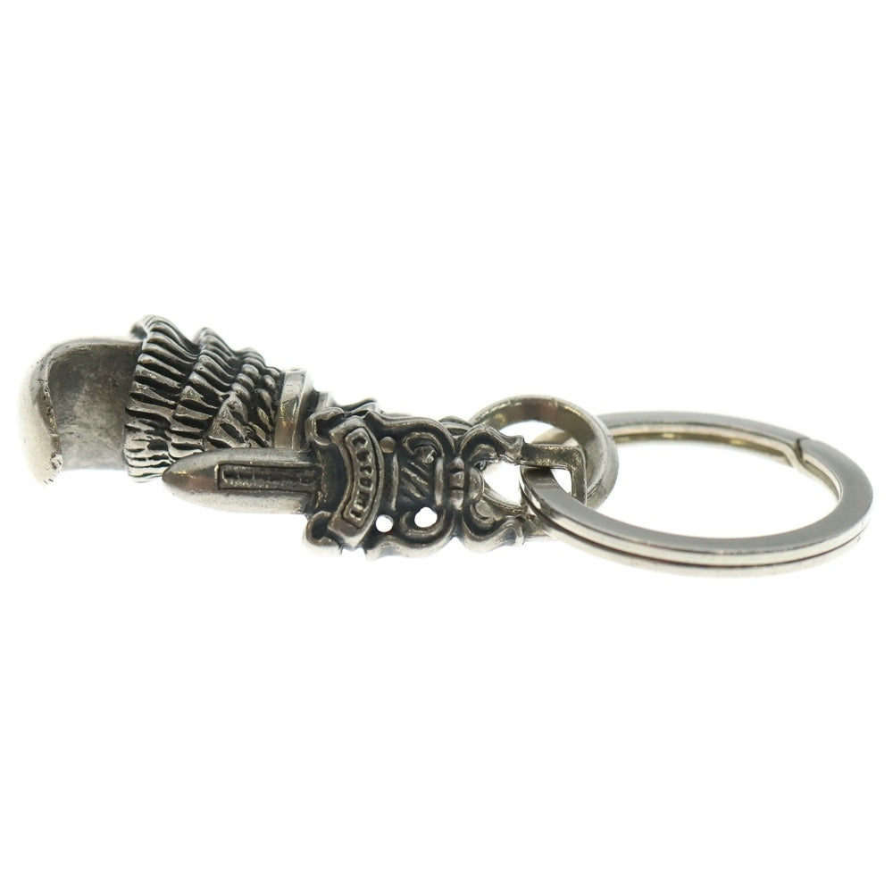 CHROME HEARTS(クロムハーツ) CROW&No5 DGGR クロウ #5 ダガー キーリング シルバー