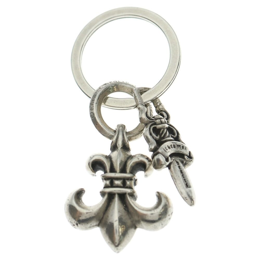 CHROME HEARTS(クロムハーツ) BSF&No5 DGGR/BSフレア#5ダガーキーリング オールドシルバー