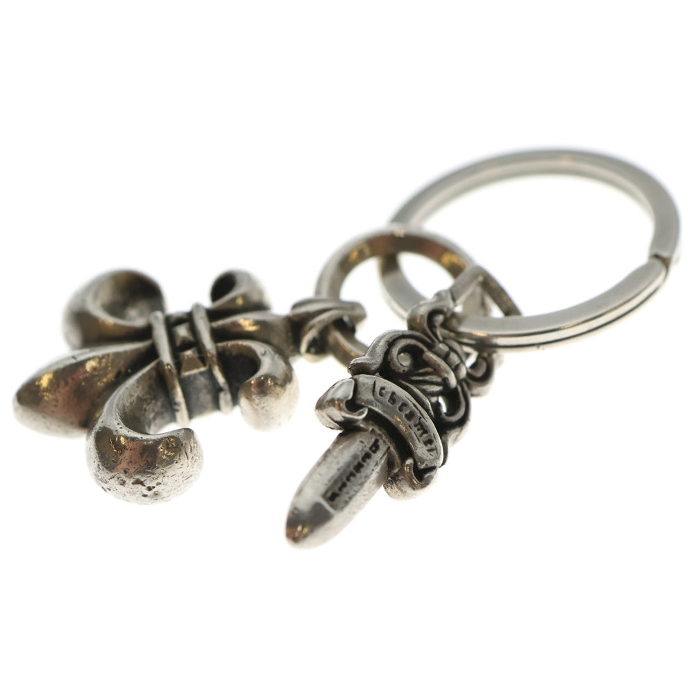 CHROME HEARTS(クロムハーツ) BSF&No5 DGGR/BSフレア#5ダガーキーリング オールドシルバー