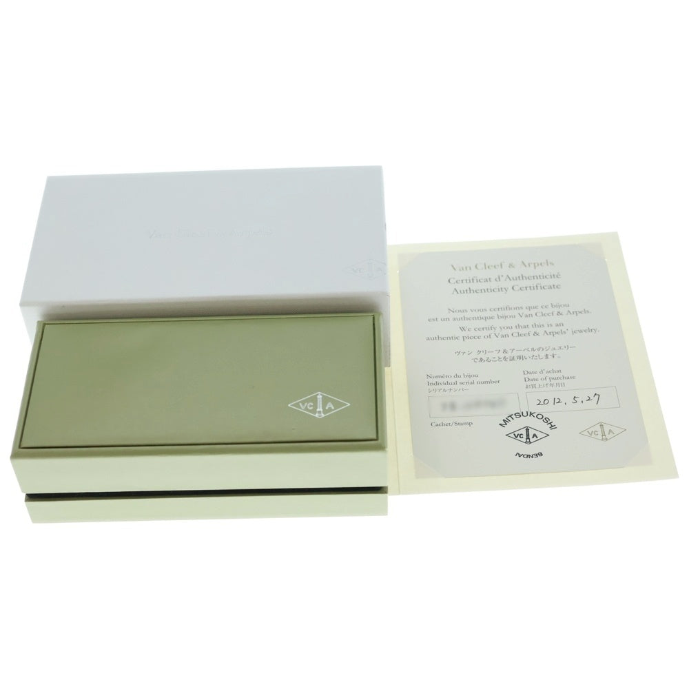 Van Cleef & Arpels(ヴァンクリーフアンドアーペル) ヴィンテージアルハンブラ オニキス 5Pモチーフ ブレスレット Au750 K18 YG イエローゴールド VCARA41300 レディース