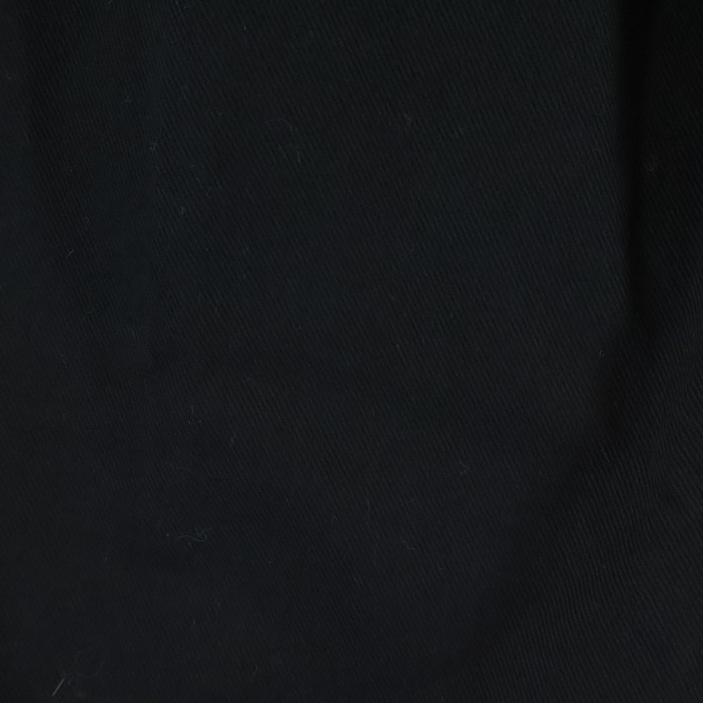 MONCLER(モンクレール) 21AW ×FRAGMENT HIROSHI FUJIWARA PANTALONE フラグメントヒロシフジワラ ツータック コットンワイドパンツ トラウザー ブラック G209U2A00004 G209U2A00004