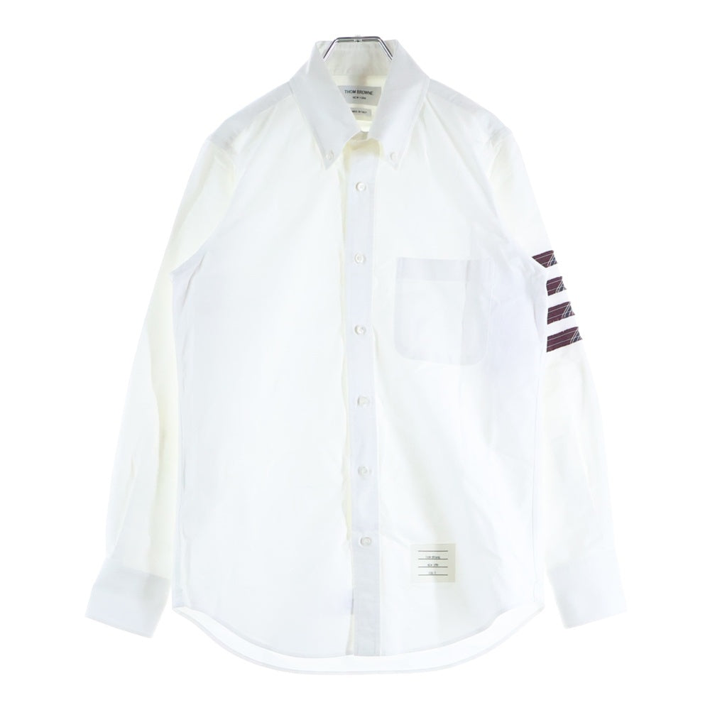 THOM BROWNE(トムブラウン) 4BAR オックスフォードボタンダウン 長袖シャツ MWL299S-061777615