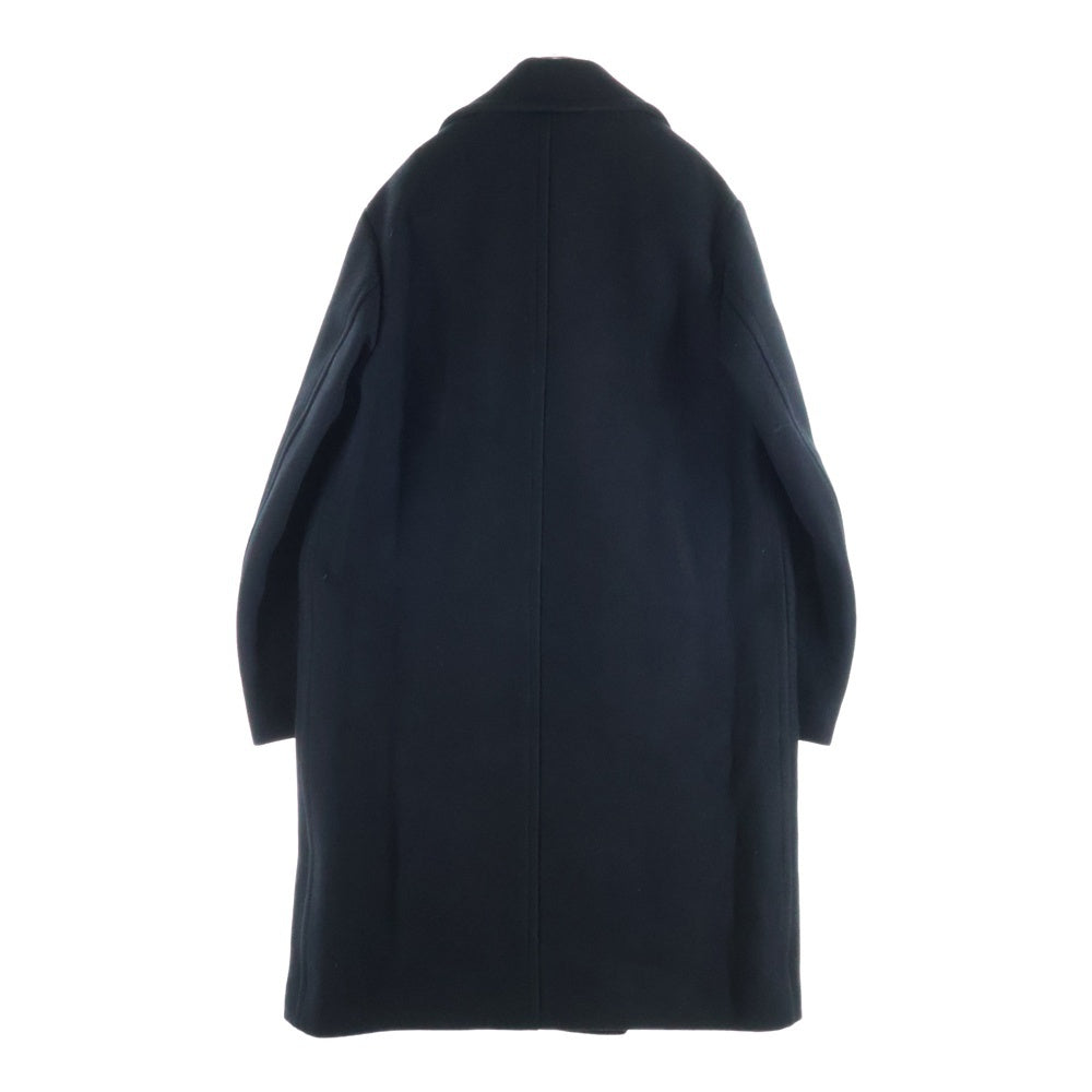 DRIES VAN NOTEN(ドリスヴァンノッテン) ダブルブレスト オーバーサイズウールコート ブラック