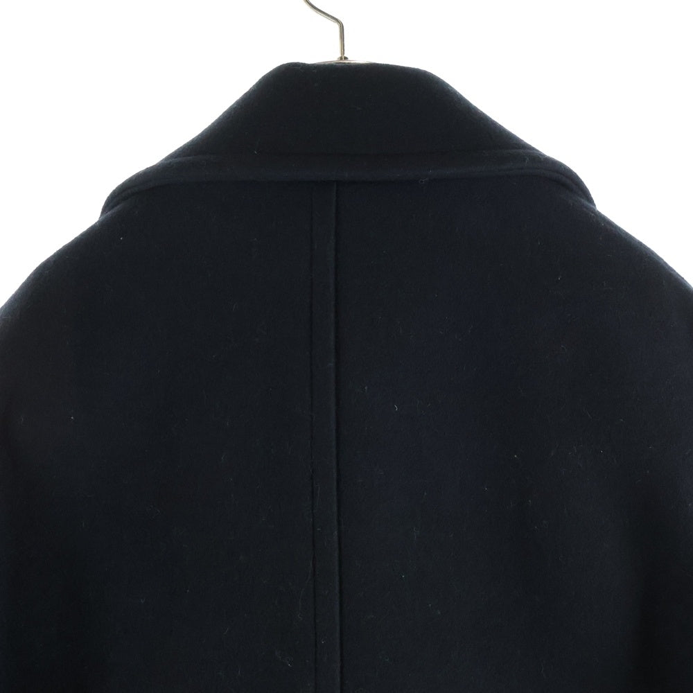 DRIES VAN NOTEN(ドリスヴァンノッテン) ダブルブレスト オーバーサイズウールコート ブラック