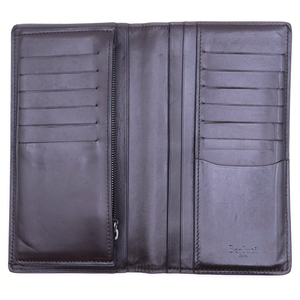 Berluti(ベルルッティ) カリグラフィ 2つ折り長財布 ロングウォレット カードケース ブラウン キャメル