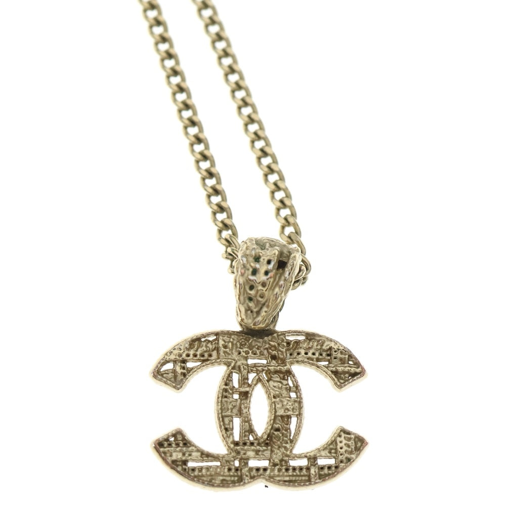 CHANEL(シャネル) ココマーク ネックレス ペンダント チェーン ゴールド GP レディース