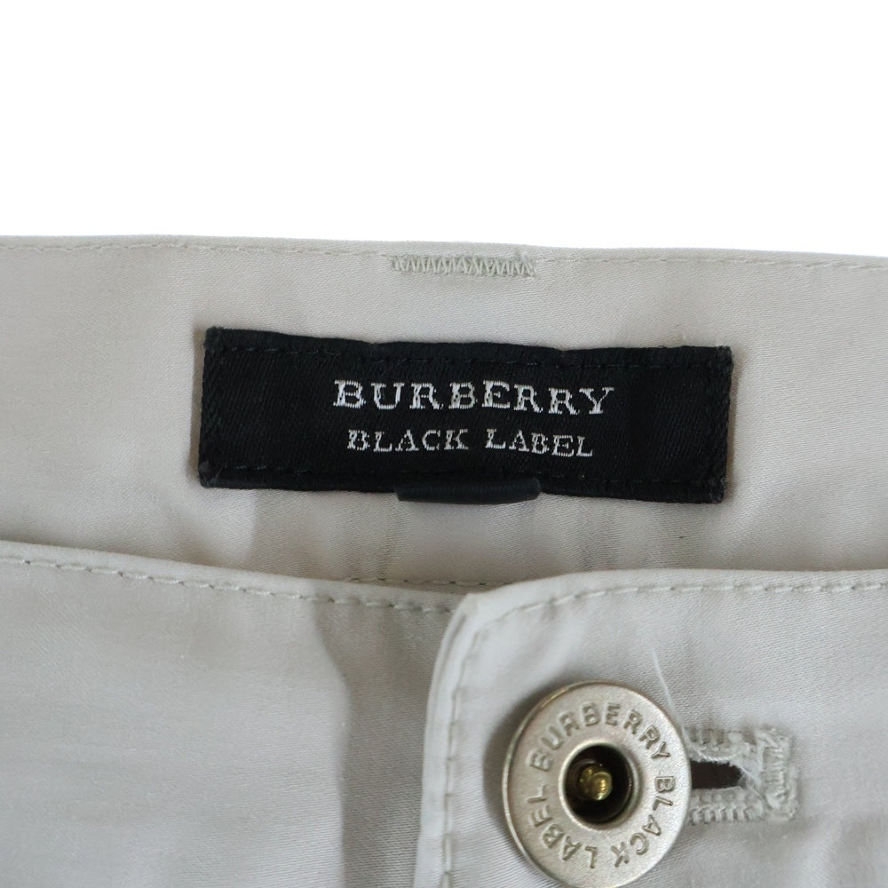 BURBERRY BLACK LABEL(バーバリー ブラックレーベル) ハーフ ショートパンツ ショーツ ホワイト BMS79-822-03