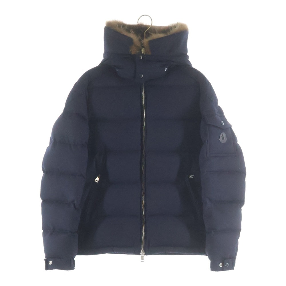 MONCLER(モンクレール) ALLEMAND GIUBBOTTO ファー付き ダウンジャケット ネイビー E20914091825 V0054