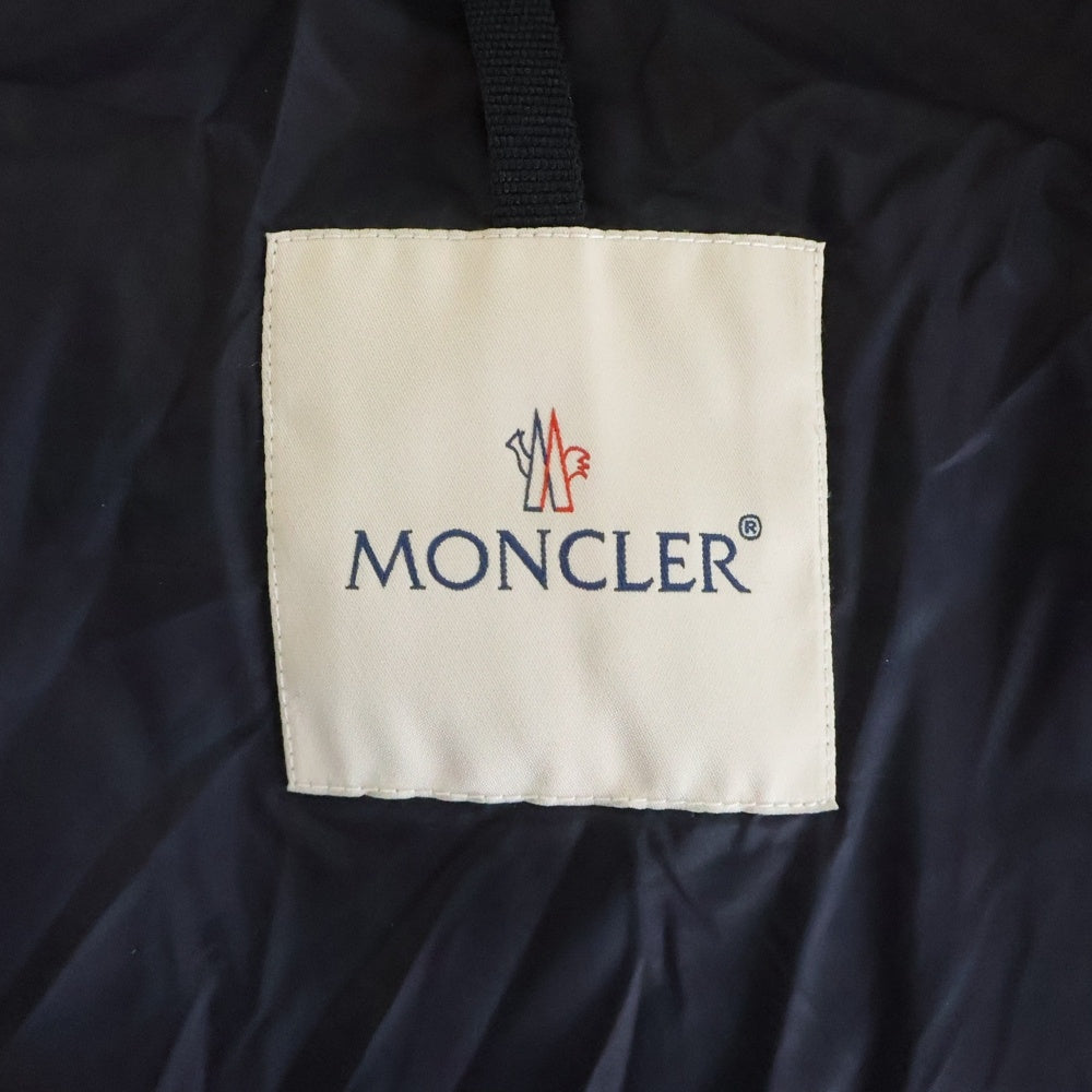 MONCLER(モンクレール) ALLEMAND GIUBBOTTO ファー付き ダウンジャケット ネイビー E20914091825 V0054