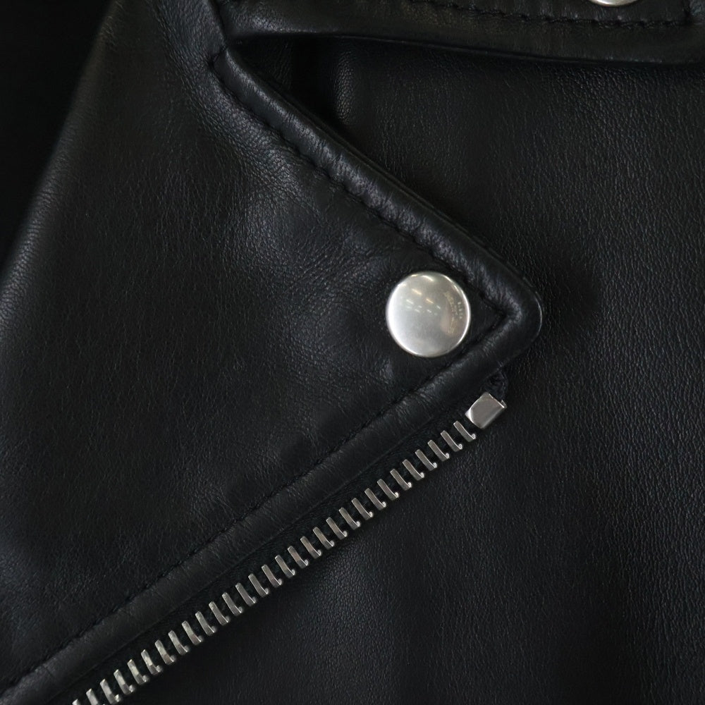 SAINT LAURENT PARIS(サンローランパリ) L01 クラシックモーターサイクル レザー ライダースジャケット ブラック 484284 Y5YA2