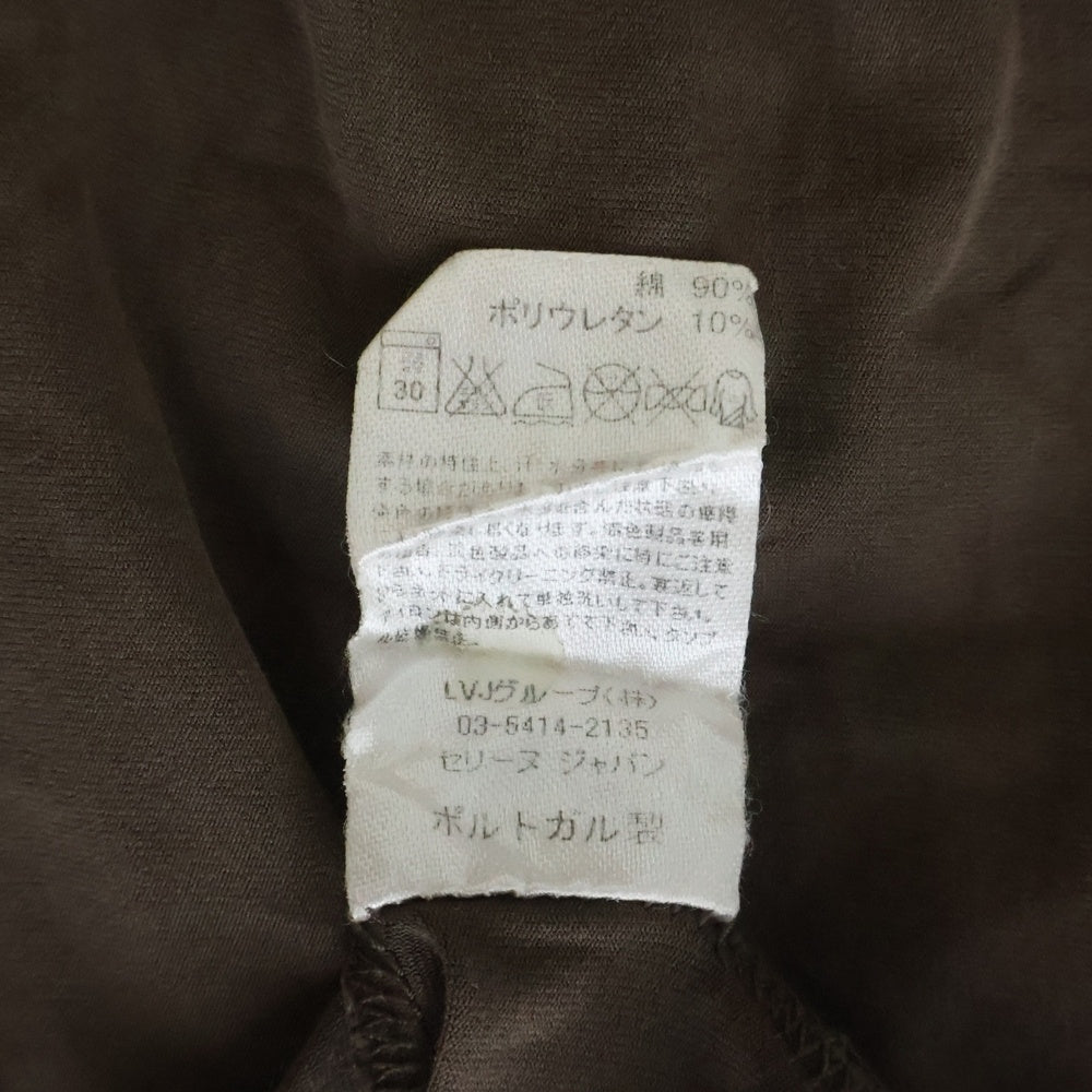 CELINE(セリーヌ) エンブレム刺繍Tシャツ カットソー ブラウン 29A19/2213 レディース
