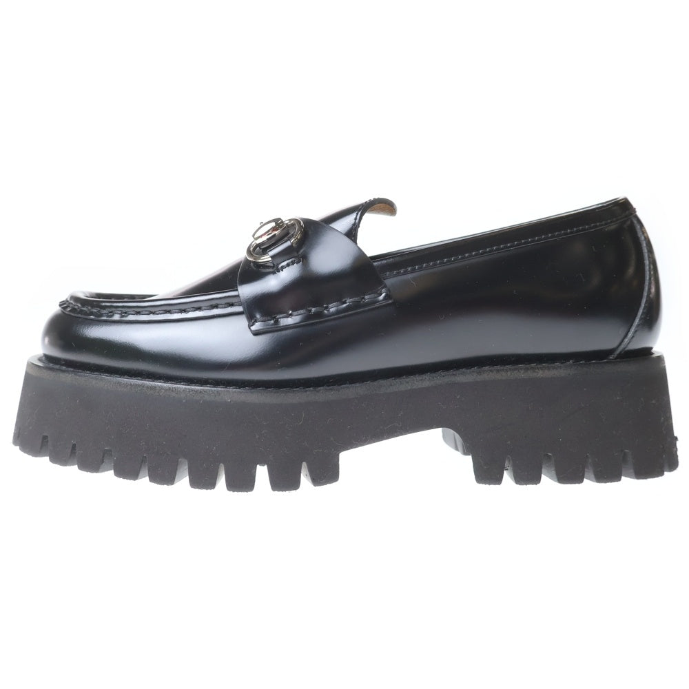 GUCCI(グッチ) ホースビットローファー ブラック 764211