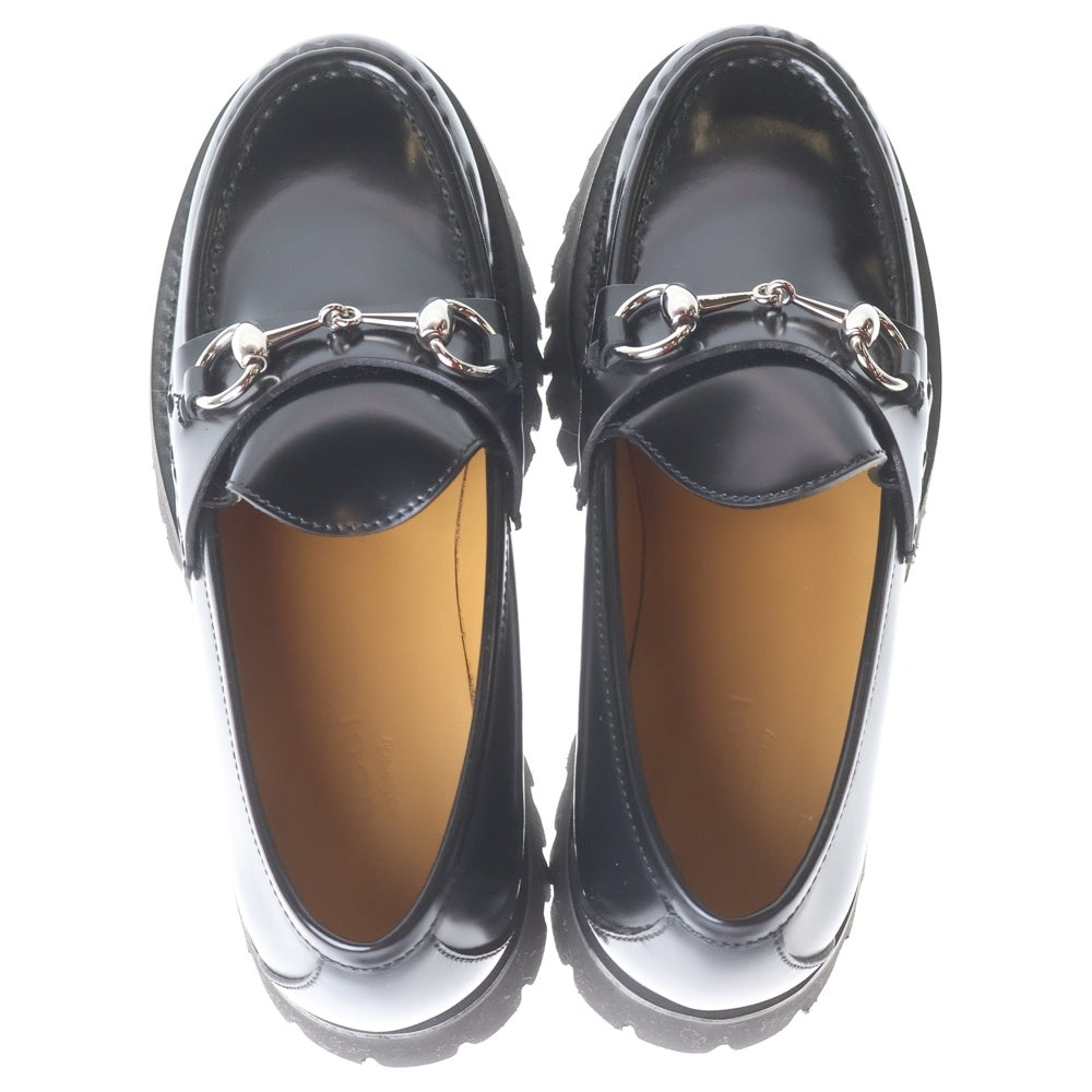 GUCCI(グッチ) ホースビットローファー ブラック 764211