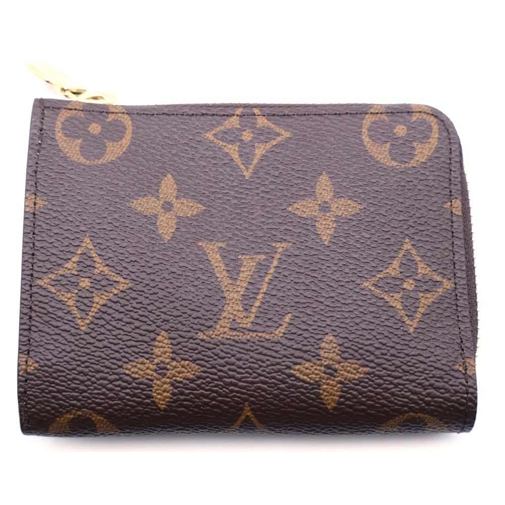 LOUIS VUITTON(ルイヴィトン) モノグラム ポルトフォイユノア コンパクト ウジェニー コンパクトウォレット 財布 ブラウン×ピンク PVC M25698 ゴールド金具 レディース
