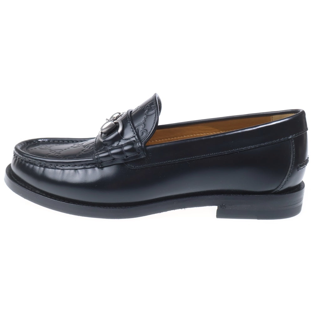 GUCCI(グッチ) グッチシマ ホースビットローファー ブラック 786426