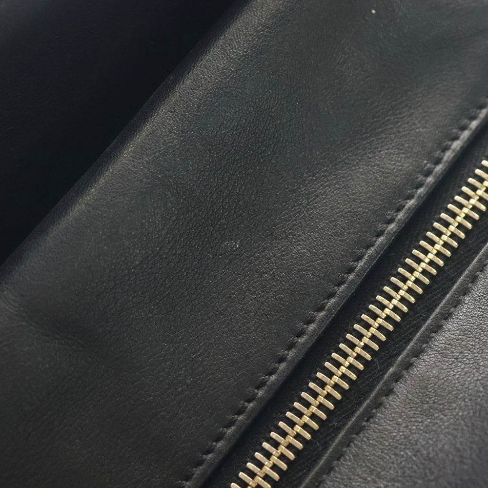 CHANEL(シャネル) ワイルドステッチ ココマーク トートバッグ ハンドバッグ ブラック ラムスキン ゴールド金具 レディース