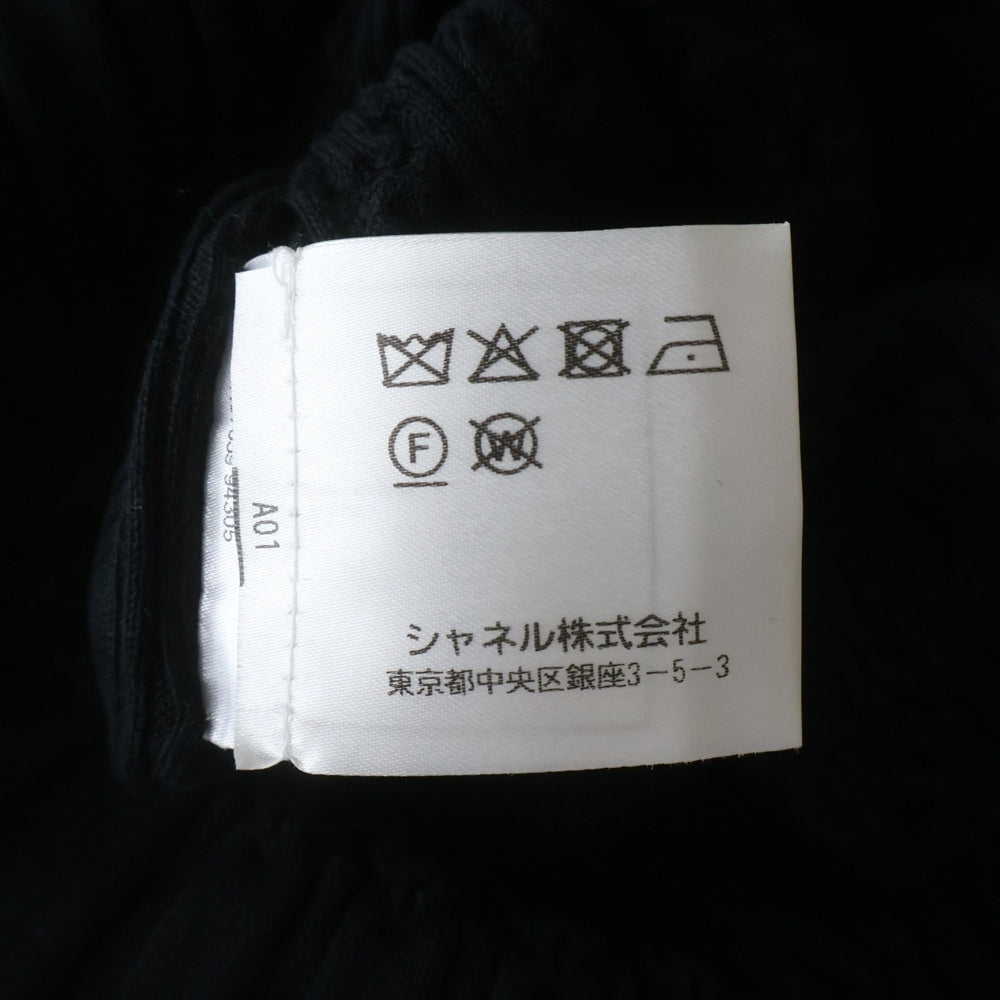 CHANEL(シャネル) ココマークボタン シルク リブニット ブラック P58469K07659 レディース