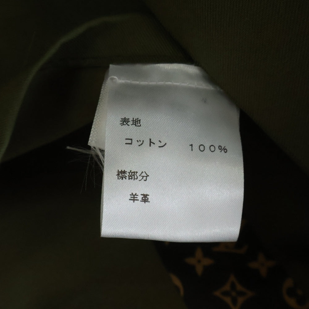 LOUIS VUITTON(ルイヴィトン) 15AW マッキントッシュ別注 ファー付き トレンチコート カーキ RW152A F8CO13B77 レディース
