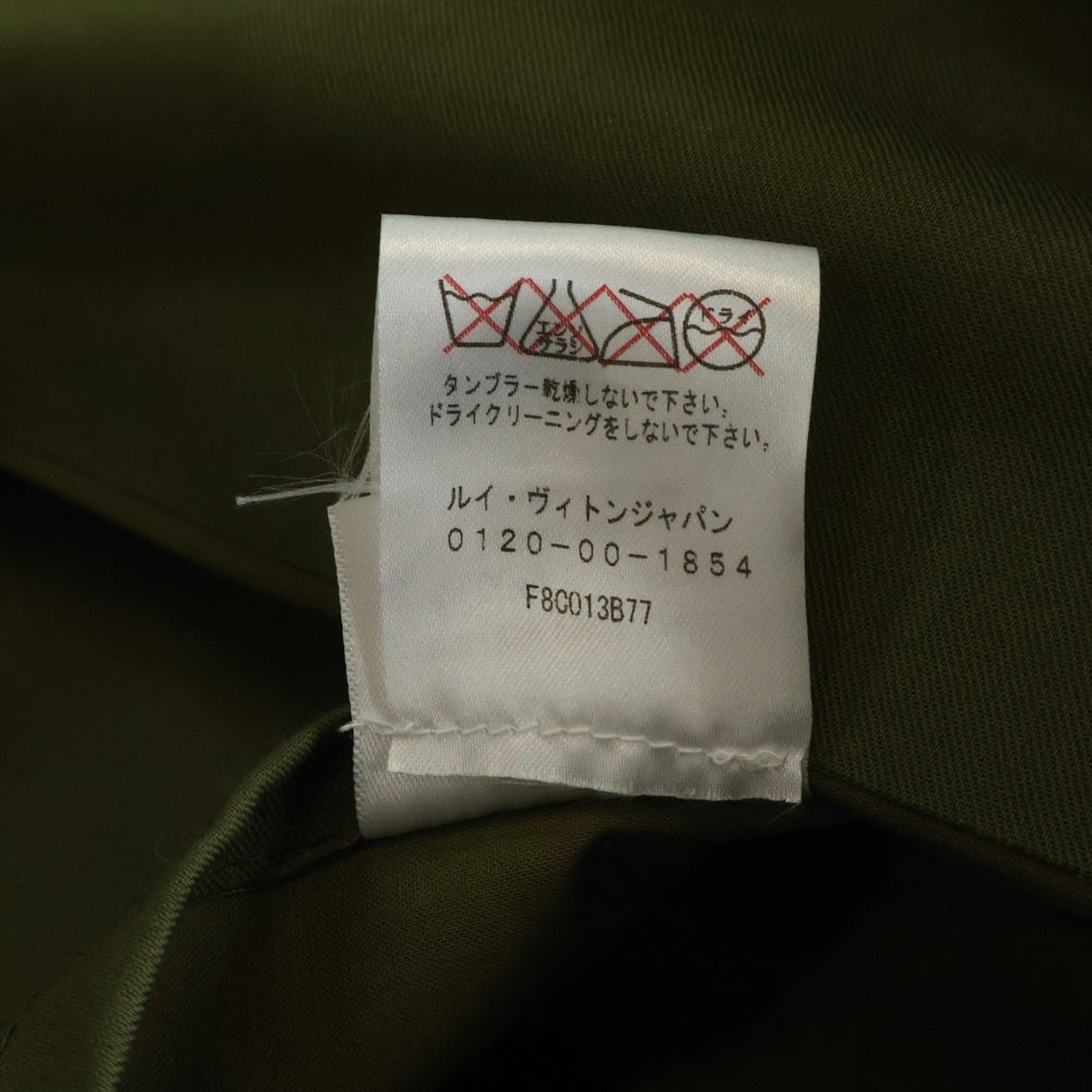 LOUIS VUITTON(ルイヴィトン) 15AW マッキントッシュ別注 ファー付き トレンチコート カーキ RW152A F8CO13B77 レディース